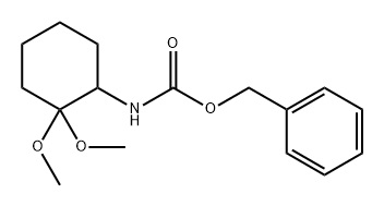 Carbamic acid, (2,2-dimethoxycyclohexyl)-, phenylmethyl ester (9CI) 结构式