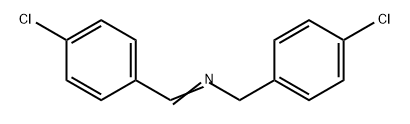 BENZENEMETHANAMINE, 4-CHLORO-N-[(4-CHLOROPHENYL)METHYLENE]- 结构式