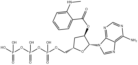 2'-Mant-3'-dATP 结构式