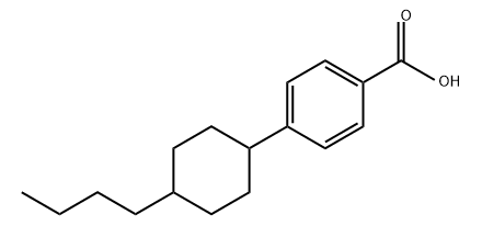 Benzoic acid, 4-(4-butylcyclohexyl)- 结构式