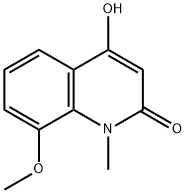 2(1H)-Quinolinone, 4-hydroxy-8-methoxy-1-methyl- 结构式