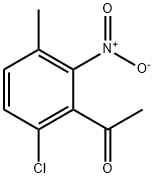 Ethanone, 1-(6-chloro-3-methyl-2-nitrophenyl)- 结构式