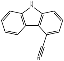 9H-Carbazole-4-carbonitrile 结构式