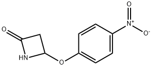 4-(4-nitrophenoxy)azetidin-2-one 结构式