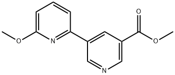 [2,3'-Bipyridine]-5'-carboxylic acid, 6-methoxy-, methyl ester 结构式