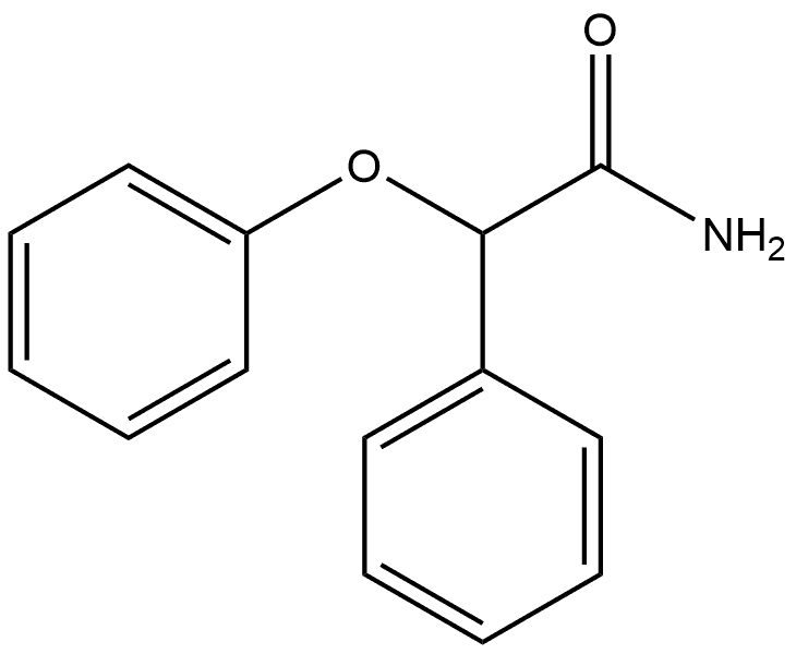 2-苯氧基-2-苯基乙酰胺 结构式