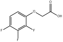 Acetic acid, 2-(2,3,4-trifluorophenoxy)- 结构式