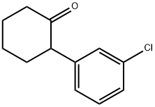 Cyclohexanone, 2-(3-chlorophenyl)- 结构式