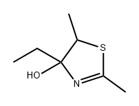 4-Thiazolol, 4-ethyl-4,5-dihydro-2,5-dimethyl- 结构式