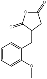 2,5-Furandione, dihydro-3-[(2-methoxyphenyl)methyl]- 结构式