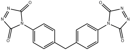 双(对-3,5-二氧基-1,2,4-三唑啉-4-基苯基)甲烷 结构式