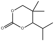 4-异丙基-5,5-二甲基-1,3-二噁烷-2-酮 结构式