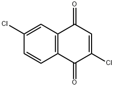 1,4-Naphthalenedione, 2,6-dichloro- 结构式