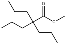 Pentanoic acid, 2,2-dipropyl-, methyl ester 结构式