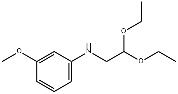 Benzenamine, N-(2,2-diethoxyethyl)-3-methoxy- 结构式