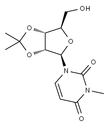Uridine, 3-methyl-2',3'-O-(1-methylethylidene)- 结构式