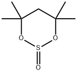 1,3,2-Dioxathiane, 4,4,6,6-tetramethyl-, 2-oxide 结构式