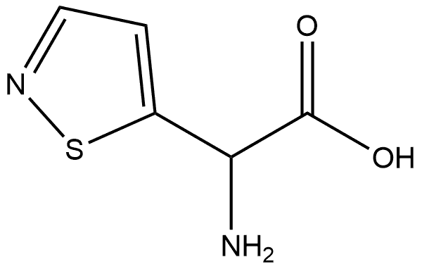2-氨基-2-(异噻唑-5-基)乙酸 结构式