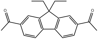 1,1'-(9,9-DIETHYL-9H-FLUORENE-2,7-DIYL)BIS(ETHAN-1-ONE) 结构式