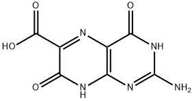 2-amino-3,4,7,8-tetrahydro-4,7-dioxo-6-Pteridinecarboxylic acid 结构式