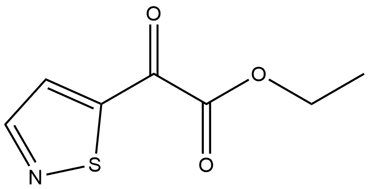 2-(异噻唑-5-基)-2-氧代乙酸乙酯 结构式
