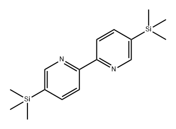 2,2'-Bipyridine, 5,5'-bis(trimethylsilyl)- 结构式