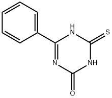 1,3,5-Triazin-2(1H)-one, 5,6-dihydro-4-phenyl-6-thioxo- 结构式