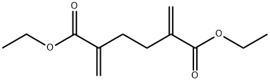 Hexanedioic acid, 2,5-bis(methylene)-, 1,6-diethyl ester 结构式