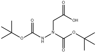 双BOC肼基甘氨酸 结构式