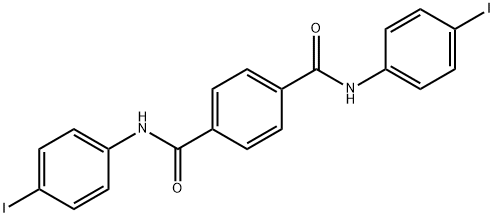 1-N,4-N-bis(4-iodophenyl)benzene-1,4-dicarboxamide 结构式