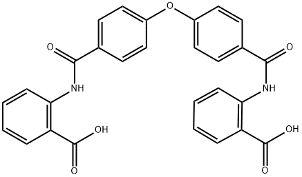 2,2'-((4,4'-oxybis(benzoyl))bis(azanediyl))dibenzoic acid 结构式