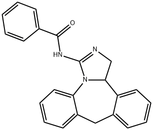 Benzamide, N-(9,13b-dihydro-1H-dibenz[c,f]imidazo[1,5-a]azepin-3-yl)- 结构式