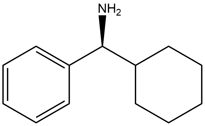 Benzenemethanamine, α-cyclohexyl-, (αS)- 结构式
