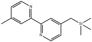 2,2'-Bipyridine, 4-methyl-4'-[(trimethylsilyl)methyl]- 结构式