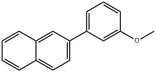 2-(3-Methoxyphenyl)naphthalene 结构式