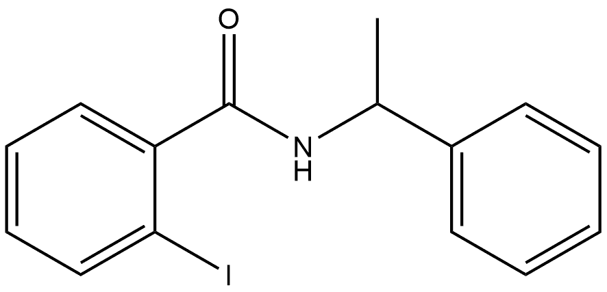 2-Iodo-N-(1-phenylethyl)benzamide 结构式