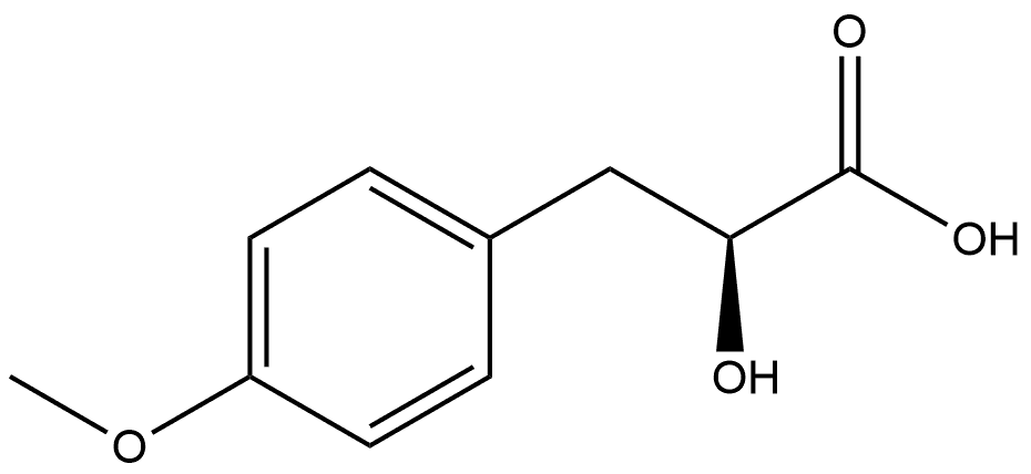 (S)-2-羟基-3-(4-甲氧基苯基)丙酸 结构式