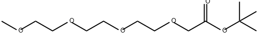 3,6,9,12-Tetraoxatridecanoic acid, 1,1-dimethylethyl ester 结构式