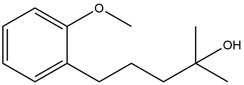 Benzenebutanol, 2-methoxy-α,α-dimethyl- 结构式
