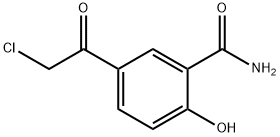 5-(2-氯乙酰基)-2-羟基苯甲酰胺 结构式