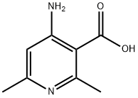 4-氨基-2,6-二甲基烟酸 结构式