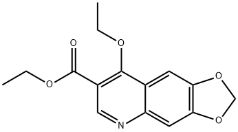 Ethyl 8-ethoxy-2H-[1,3]dioxolo[4,5-G]quinoline-7-carboxylate 结构式