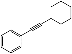 Benzene, (2-cyclohexylethynyl)- 结构式