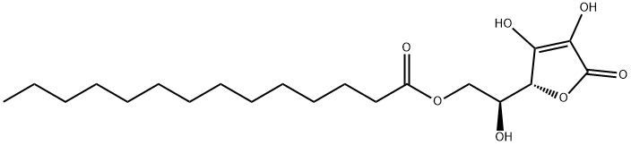 L-Ascorbic acid, 6-tetradecanoate 结构式