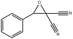 2,2-Oxiranedicarbonitrile, phenyl- 结构式