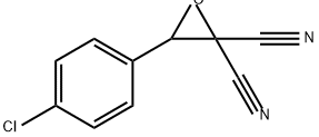 2,2-Oxiranedicarbonitrile, (4-chlorophenyl)- 结构式