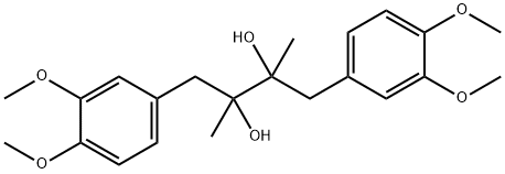 2,3-Butanediol, 1,4-bis(3,4-dimethoxyphenyl)-2,3-dimethyl- 结构式