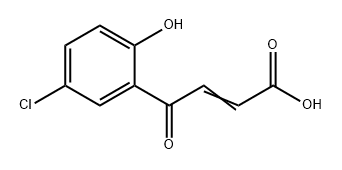 2-Butenoic acid, 4-(5-chloro-2-hydroxyphenyl)-4-oxo- 结构式