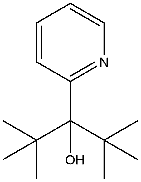 2,2,4-四甲基-3-(吡啶-2-基)戊-3-醇 结构式