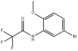 N-(5-bromo-2-methoxyphenyl)-2,2,2-trifluoroacetamide 结构式